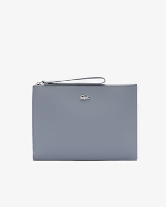 Anna Coated Piqu&eacute; Canvas Pouch