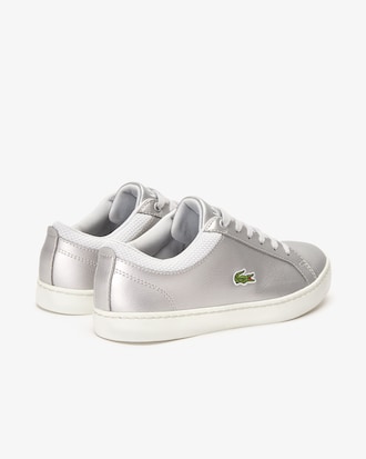 Juniors' Straightset Metallic Synthetic Trainers