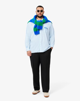 Relaxed Fit Shirt With Crocodile Badge