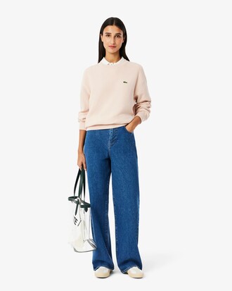 Moss Stitch Cotton Sweater