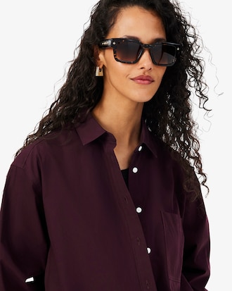 Oversized Cotton Poplin Shirt