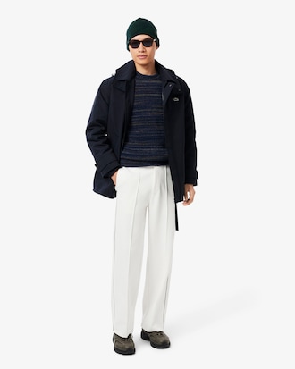 Wool Jacquard Crocodile Beanie