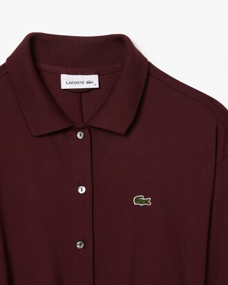 Relaxed Fit Piqué Polo Dress