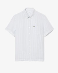 Regular Fit Short Sleeved Linen Shirt