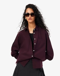 Oversized Cotton Poplin Shirt