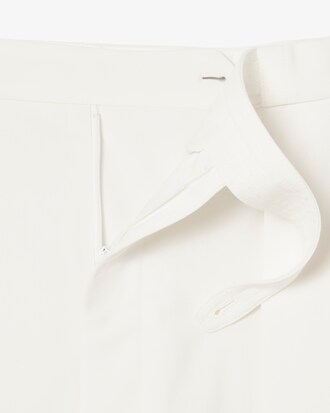 Runway Pleated Wool Bermuda Shorts