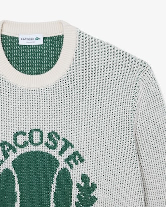 Heritage Jacquard Motif Cotton Sweater