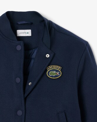 Crocodile Badge Bomber Jacket