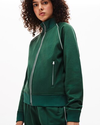 Unisex Lacoste LIVE 3D Signature Knit Zip Sweatshirt