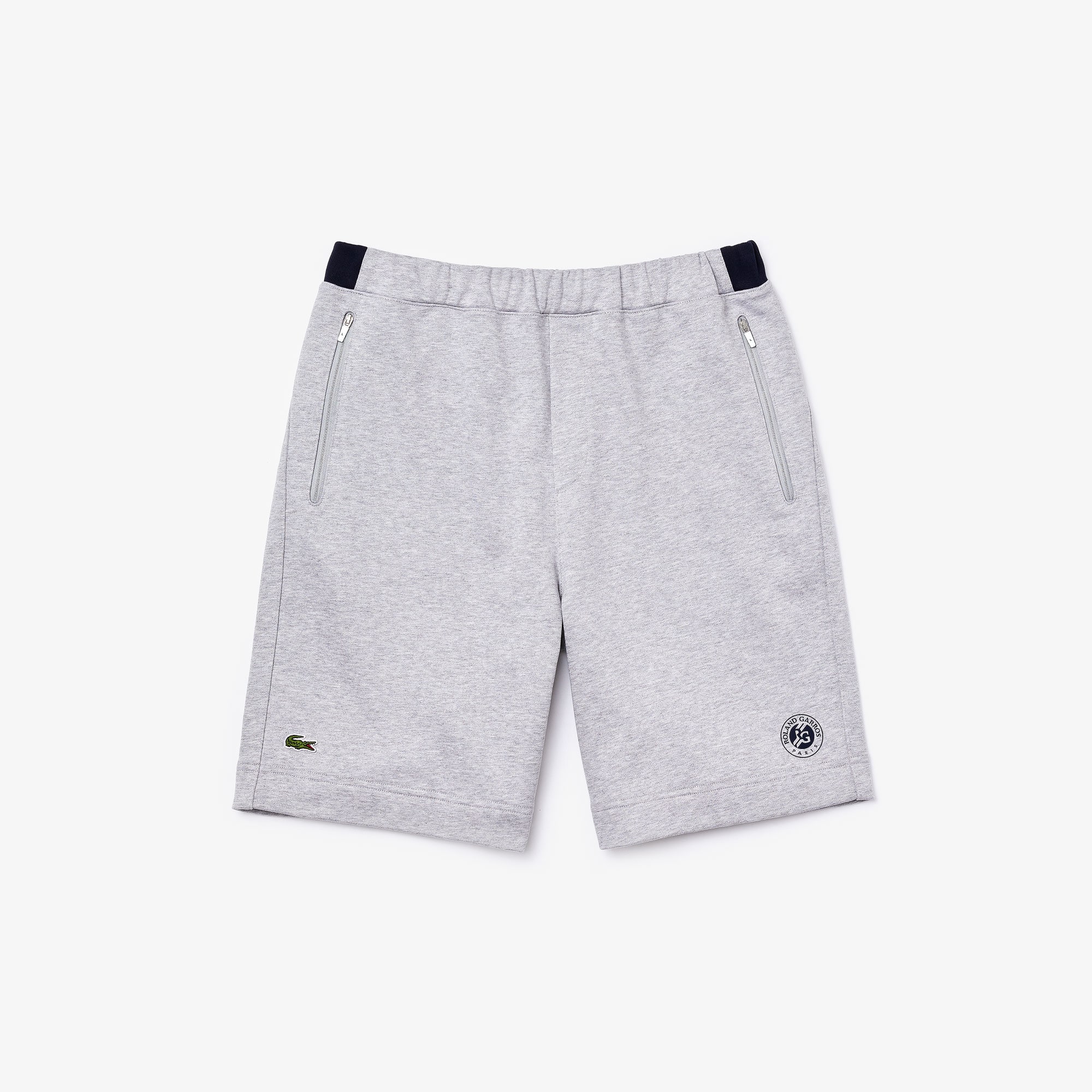 lacoste fleece shorts black