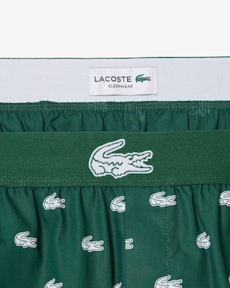 Striped Poplin Pajama Shorts