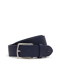 Men's Chantaco Lacoste Engraved Tongue Buckle Leather Belt