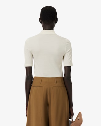 Runway Slim Fit Silk Mini-Piqué Polo Shirt