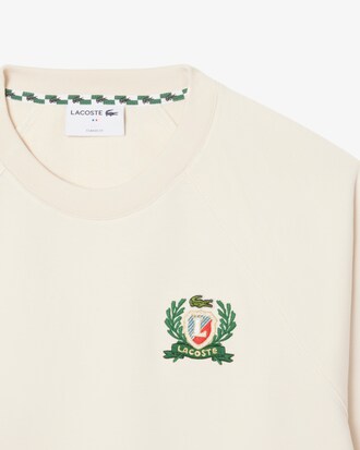French Made Embroidered Shield Sweatshirt