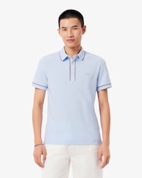 Regular Fit Paris Stretch Piqu&eacute; Polo Shirt