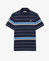Regular Fit Ultra Dry Striped Golf Polo Shirt