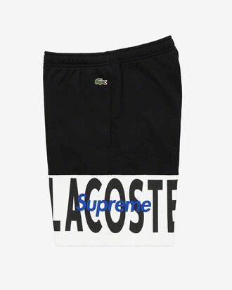 Unisex Lacoste x Supreme&reg; Logo Panel Sweatshort