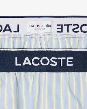 Striped Poplin Pajama Shorts