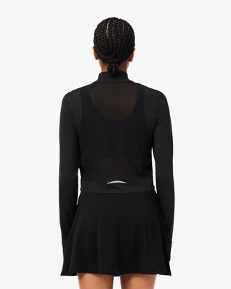 Dual Fabric Zipped Stretch Tennis Midlayer