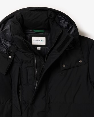 Water-Repellent Mid Length Puffed Jacket