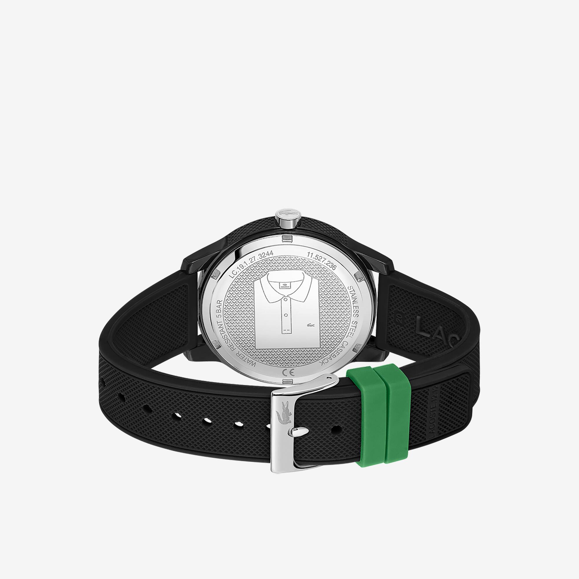 black lacoste watch