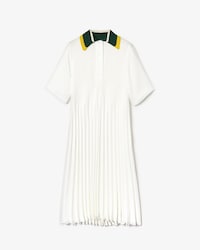 Women's Fashion Show Polo Dress with Knitted Collar
