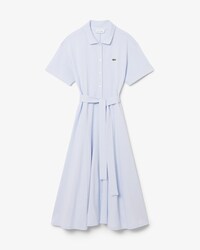 Flared Piqu&eacute; Polo Dress
