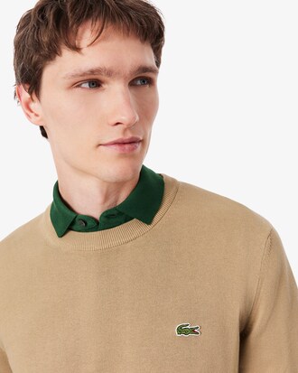 Monochrome Crew Neck Cotton Sweater