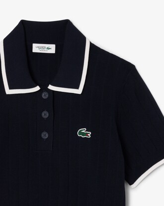 Short Sleeved Polo Collar Golf Sweater