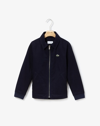 Boys' Quilted Lining Poplin Zip Jacket