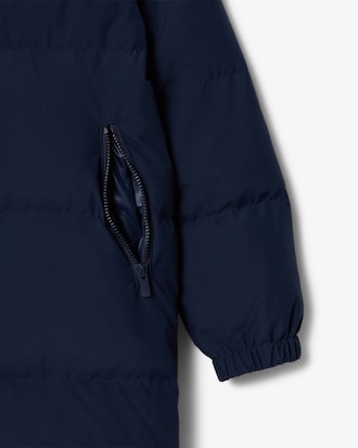 Long Recycled Fabric Puffer Jacket