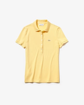 Women's Lacoste Slim Fit Stretch Mini Cotton Piqu&eacute; Polo Shirt