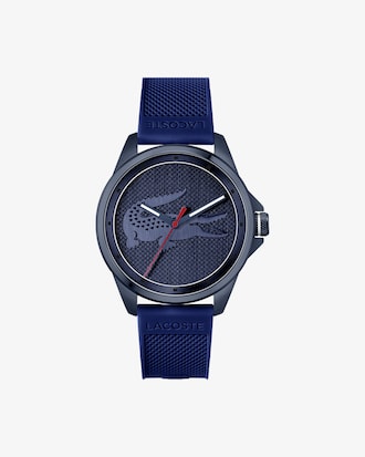 Men's Lacoste Le Croc 3 Hands Blue Silicone Watch