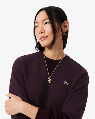 Relaxed Fit Cotton Crew Neck Sweater