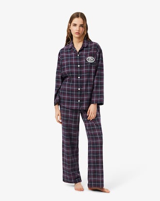 Cotton Plaid Pajama Set
