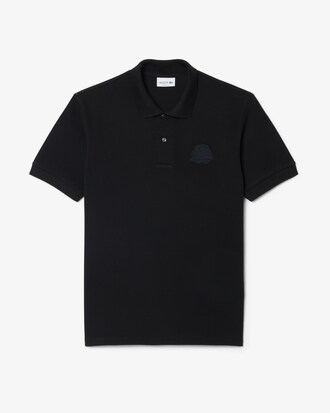 Classic Fit Embroidered Shield Piqu&eacute; Polo Shirt