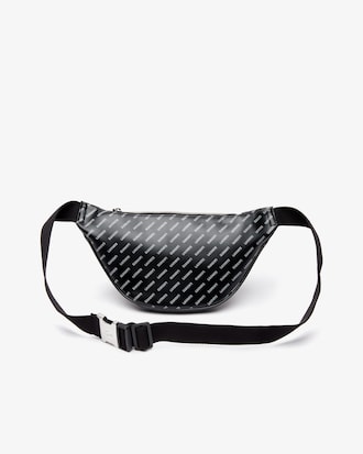 Men's Lacoste LIVE Coated Print Canvas Belt Bag