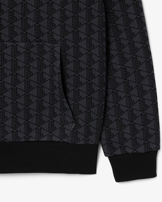 Monogram fleece hoodie