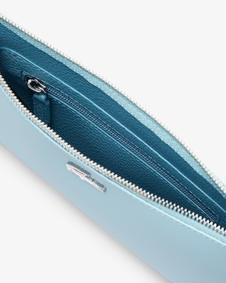 Anna Coated Piqu&eacute; Canvas Pouch