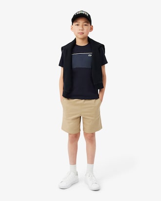 Cotton Colour-Block T-shirt