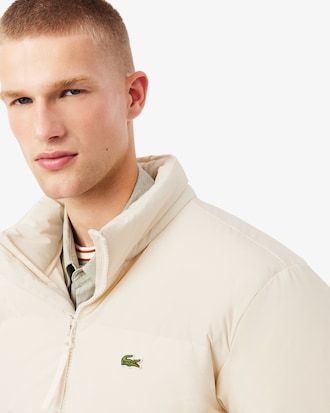 Water-Repellent Hooded Down Jacket