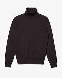 Men's Turtleneck Wool Jersey Sweater