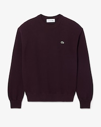 Relaxed Fit Cotton Crew Neck Sweater