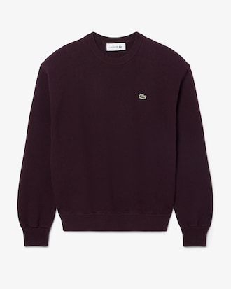 Relaxed Fit Cotton Crew Neck Sweater