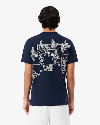 Ultra Dry Printed Tennis T-shirt