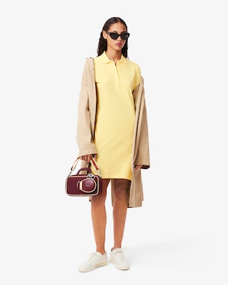 Slim Fit Stretch Piqu&eacute; Polo Dress