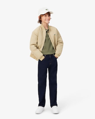Long Sleeved Petit Piqu&eacute; Polo Shirt