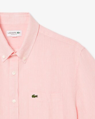 Short Sleeved Linen Shirt