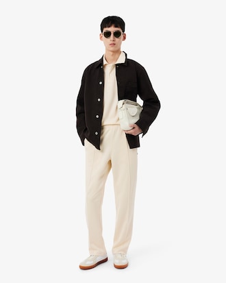 Trim Accent Piqu&eacute; Sweatpants