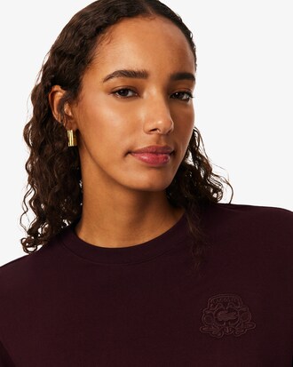 Shield Embroidery Petit Piqu&eacute; T-shirt